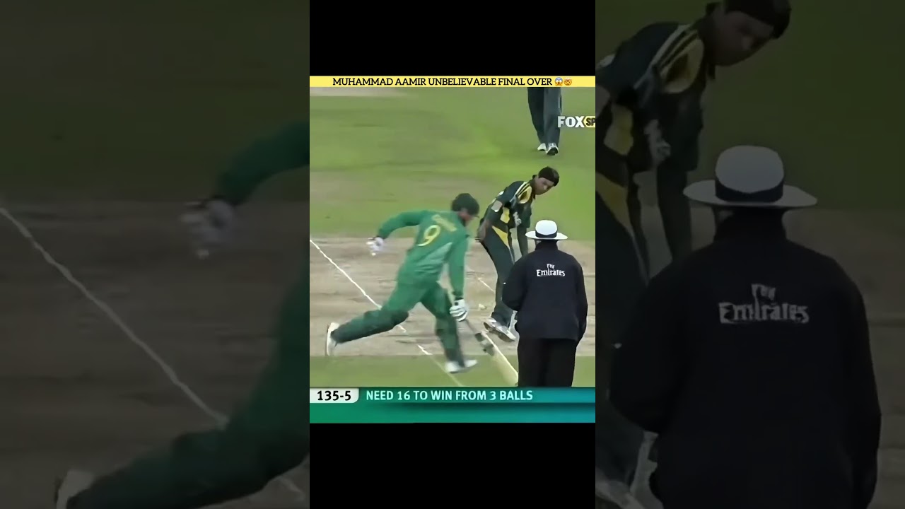 Amir Dangerous Bowling in Final 😱😱 #cricket #viral #viralvideos #cricketlover #amir #shortsvideo