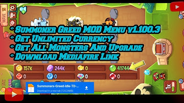 Update Summoner Greed MOD v1.100.3 | Get Unlimited Currency | Get All Monsters And Upgrade