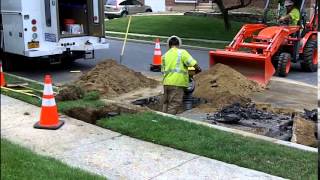 The Installation of the Gas Line