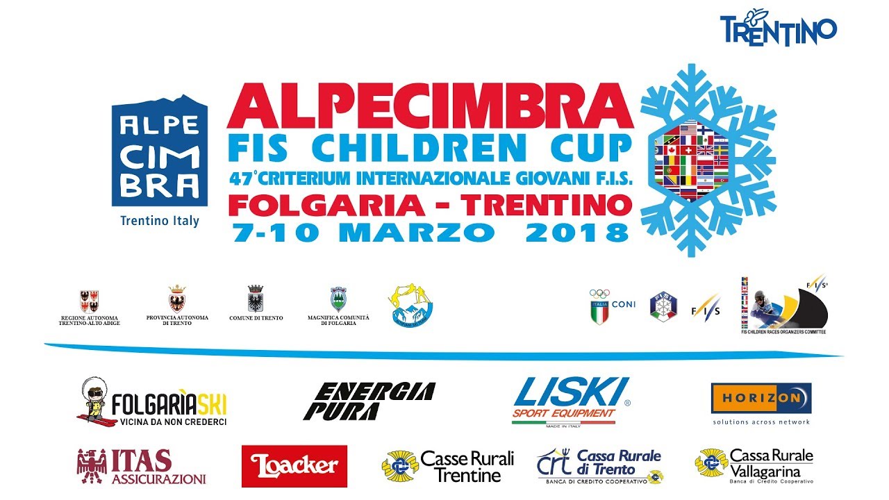 Alpe Cimbra Fis Children Cup Slalom Chi 2 2run Youtube