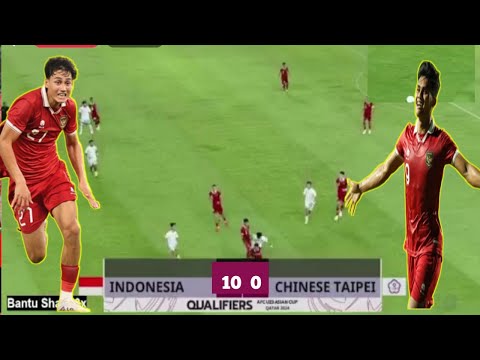 Chinese Taipei Menangis ~Hasil Pertandingan Indonesia U-23 vs Chinese Taipei U-23 hujan gol terjadi