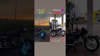 Cd-ss💚 vs splendor❤ // #motovlog #cdss #splendor #modified #bikelover #whatsappstatus #viralvideos