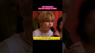 Kim Taehyung’s love and message to ARMY #layover #btsv #taehyung #slowdancing #btsarmy #kpop #bts