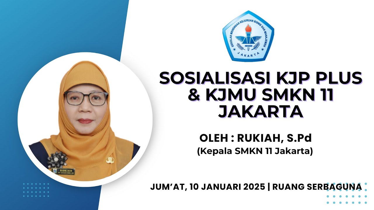 Ali R Kjp SOSIALISASI KJP PLUS & KJMU SMKN 11 JAKARTA - YouTube