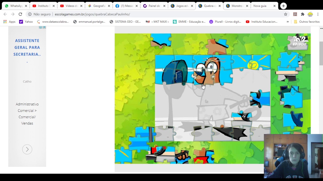 Informática - 1º e 2º ano - jogos educativos - YouTube