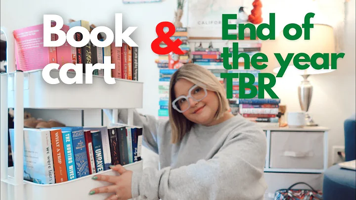 Organize my book cart & end of the year TBR| Vlogm...