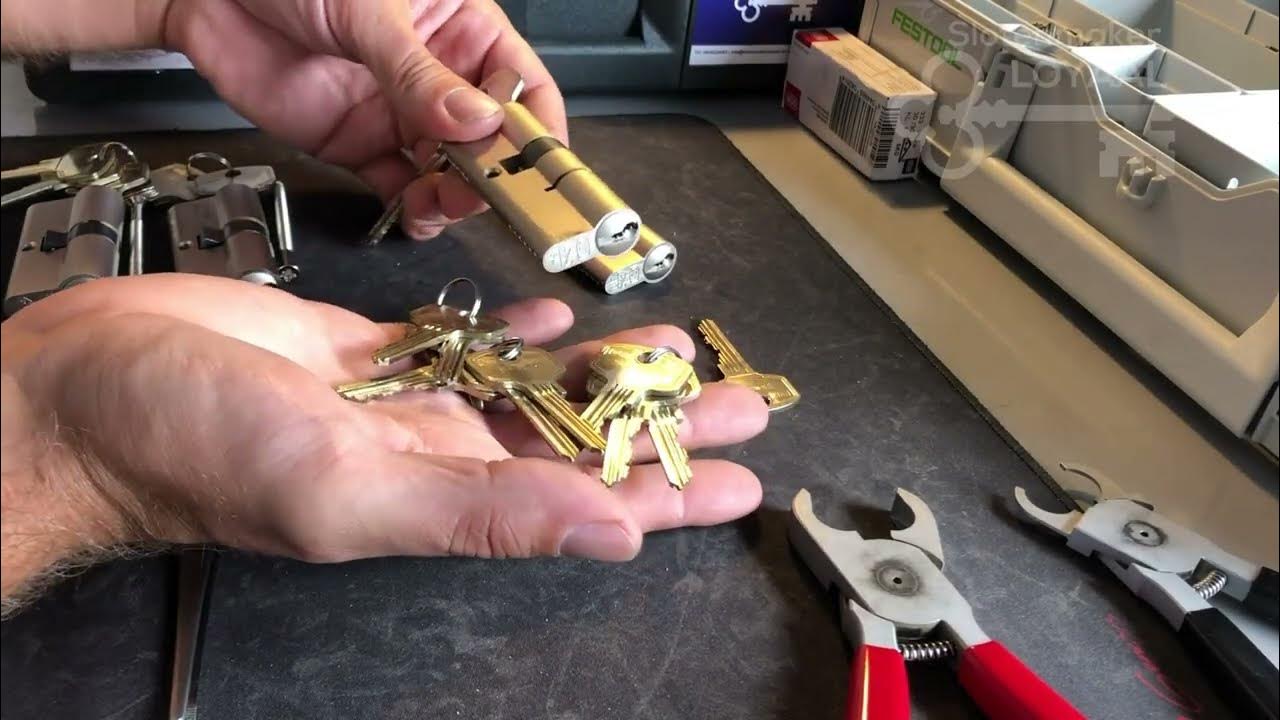 Cilinderslot gelijksluitend maken op een sleutel YouTube