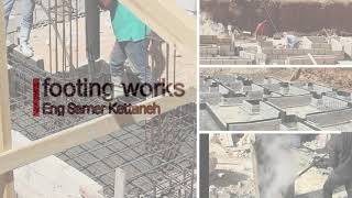 فيديو تفصيلي لأعمال بناء القواعد من مرحلة عمل صبة النظافة وتنزيل الحدود إلى تركيب الحديد ثم الخرسانة