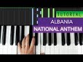 National Anthem of Albania Piano Tutorial