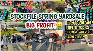 Big profit spring stockpile yardsale!!
