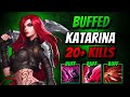 BUFFED KATARINA IS BROKEN - Wild Rift Katarina Gameplay Guide &amp; Build