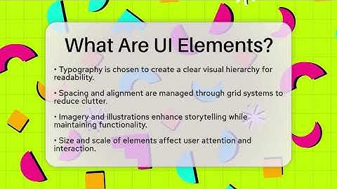 What Are UI Elements? - Graphic Design Nerd