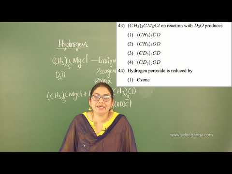 1 PUC - CHEMISTRY - NEET - JEE - HYDROGEN - PART 9