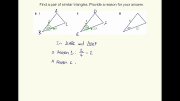 Example of Similarity Statement with Triangles