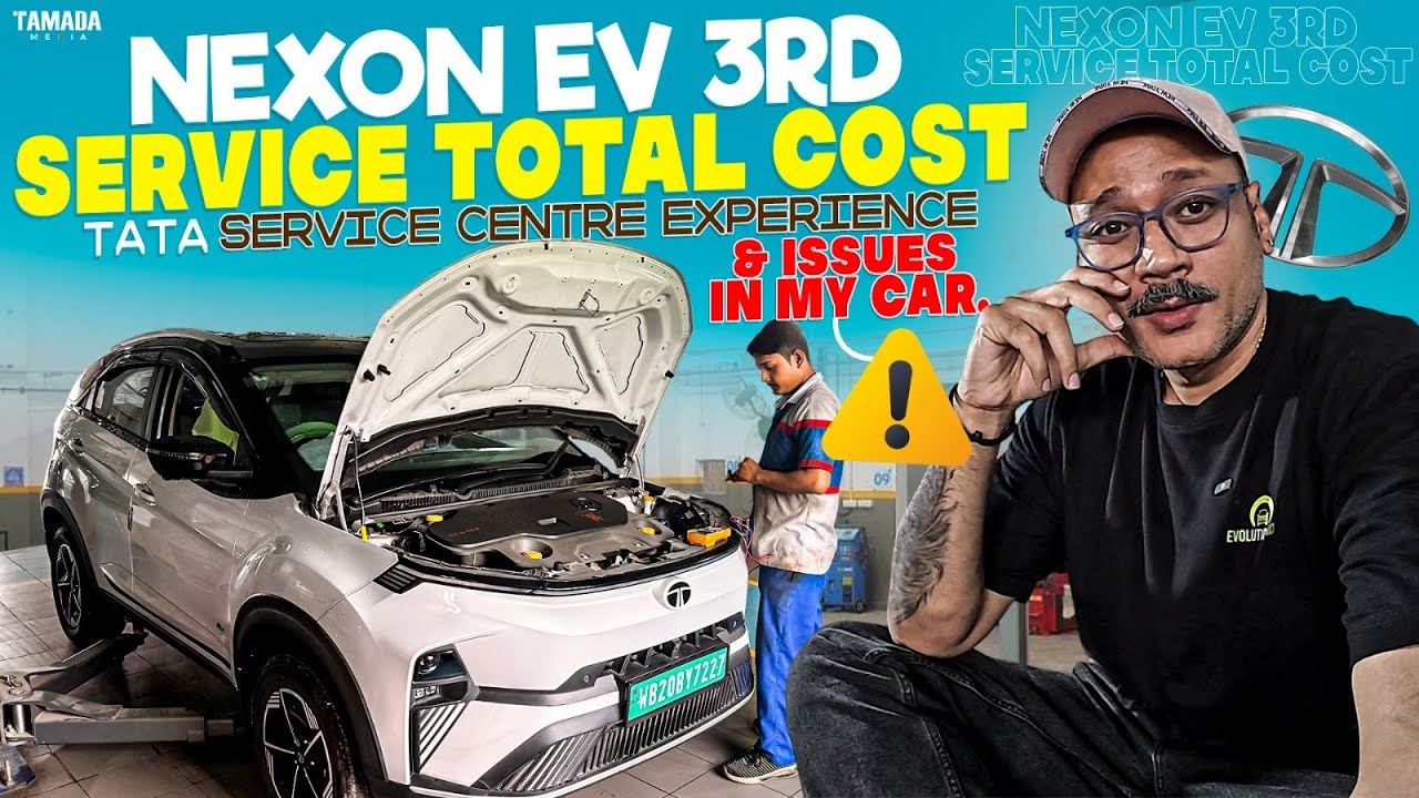 SHOCKING‼️: TATA NexonEV 3rd Service Total Cost | Service Centre Experience | 