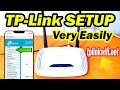 Tplink router setup and full configuration using mobile