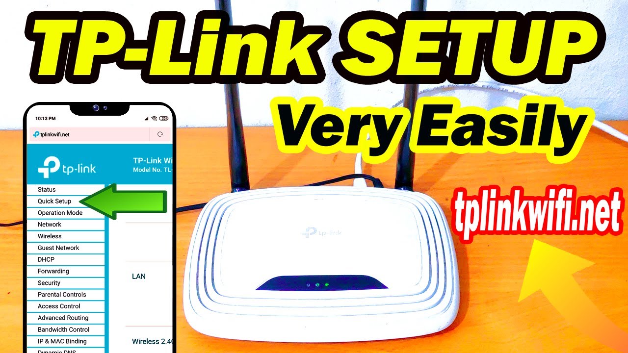 TP-Link Router Setup and Full Configuration Using Mobile 