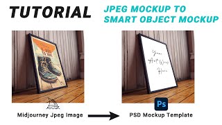 How to Create Smart Object Mockup Template in Photoshop | Wall Art Mockup Template Tutorial screenshot 4