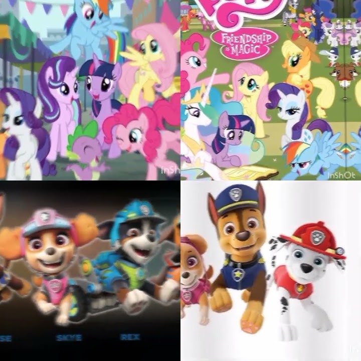 #paw patrol #my little pony