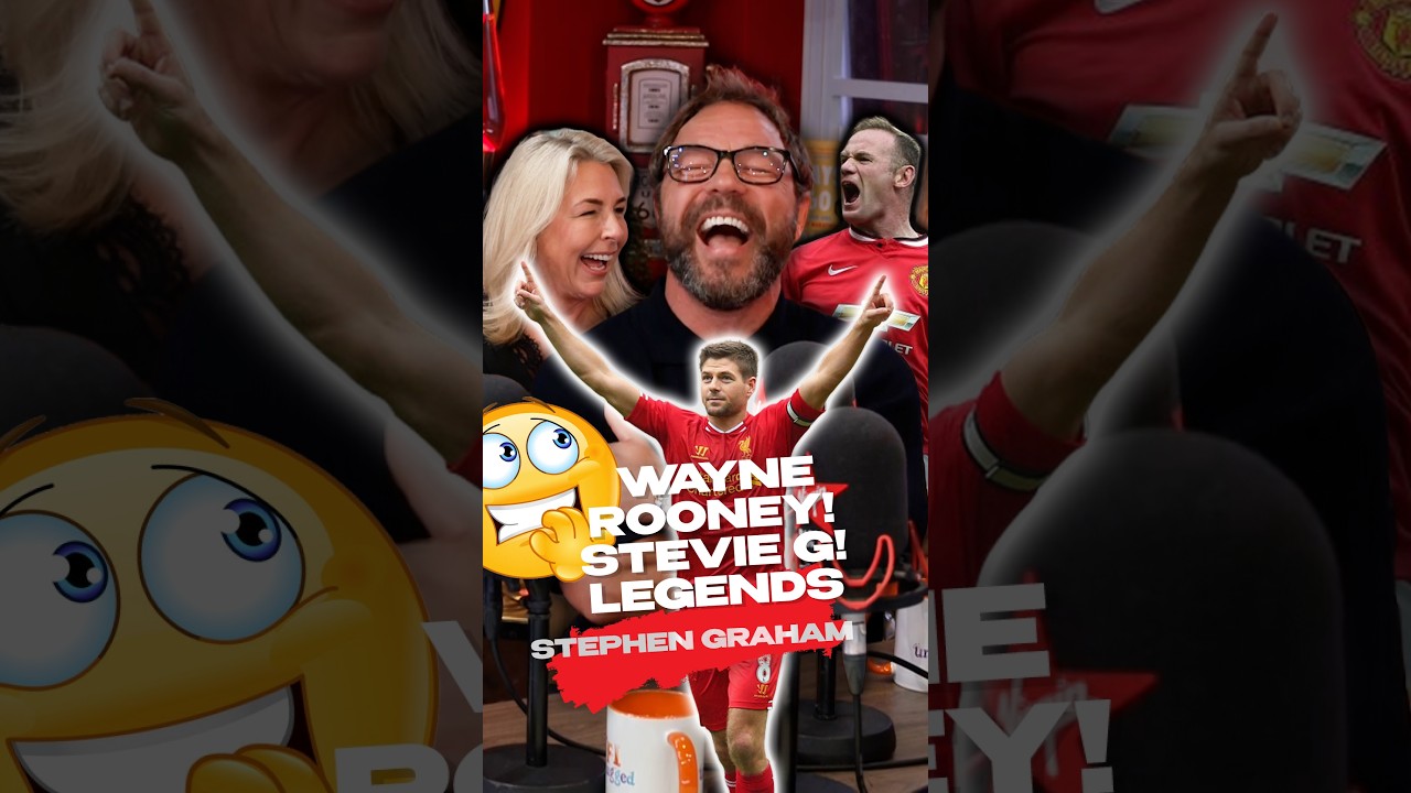 Stephen Graham admits he was totally starstruck meeting Wayne Rooney and Steven Gerrard! LEGENDS! 🤩