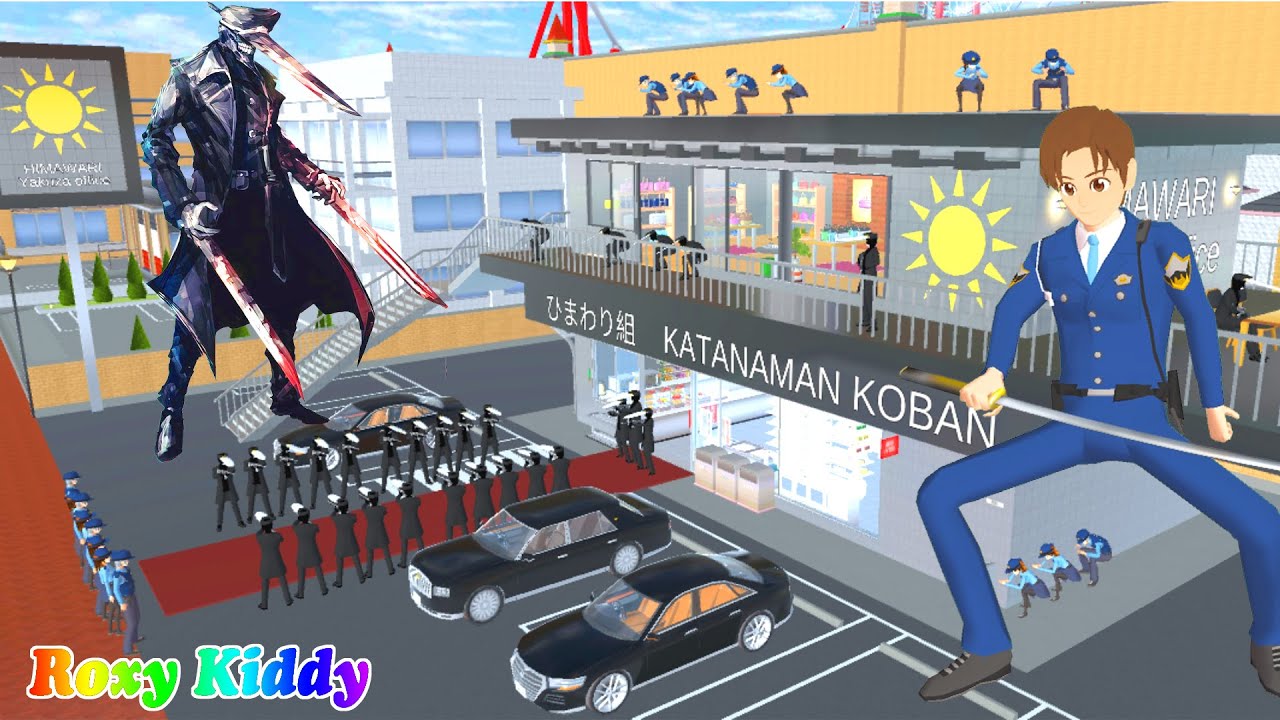 Polisi Yuta Mengepung Markas KATANAMAN KOBAN Yg Sangat Kuat Di Umart 😱👮‍♂️ | Sakura Simulator