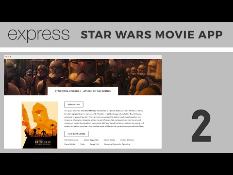 Beginner Express.js Tutorial | Building a Star Wars Movie App (Part 2)