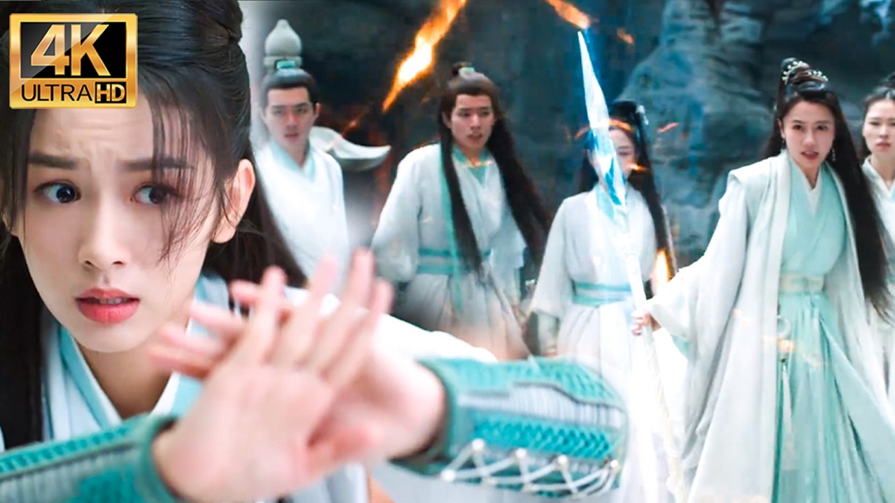 狱霸欺负新犯，功夫女孩仗义相助，一招横扫数十人，震惊众人#侯明昊#movie #爽文 #古装 #cdrama