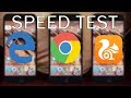 Microsoft edge android vs google chrome vs uc browser  speed test
