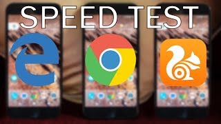 Microsoft Edge (Android) Vs Google Chrome Vs UC Browser | Speed Test screenshot 1