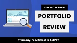 LIVE Workshop: eLearning Portfolio Review (See these 5 Examples!)