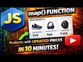 JavaScript map() Function Explained with Real Website Product Price | 10 Minutes