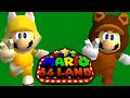 Cat and Tanooki Mario in Mario 64! - SM64 Land Part 1