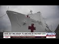 A Massive U.S. Navy hospital ship is set to be overhauled in Mobile. We’re told it will arrive on