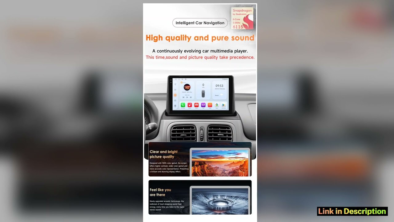 Snapdragon 6115 Carplay Android 14 Auto Car radio for Renault Clio 2 20002012 Autoradio GPS 360