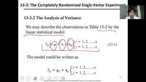 DATAENG Lesson 12 Design and Analysis of Single Factor Experiments part 1