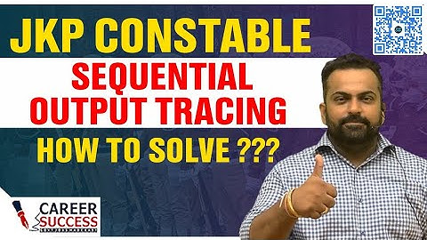 Jkp Constable Reasoning New Topic || Sequential Output Tracing || Can u solve? @CareerSuccessJammu