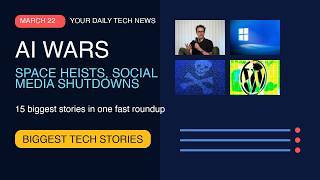 Pentagon's Secret AI Deal, Microsoft's BIG Reversal & Security Tool That Got Hacked | March 22, 2026