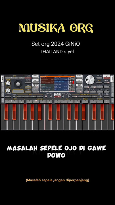 SET ORG GINIO THAILAND #ORG2024 #shorts #thailand #ginio