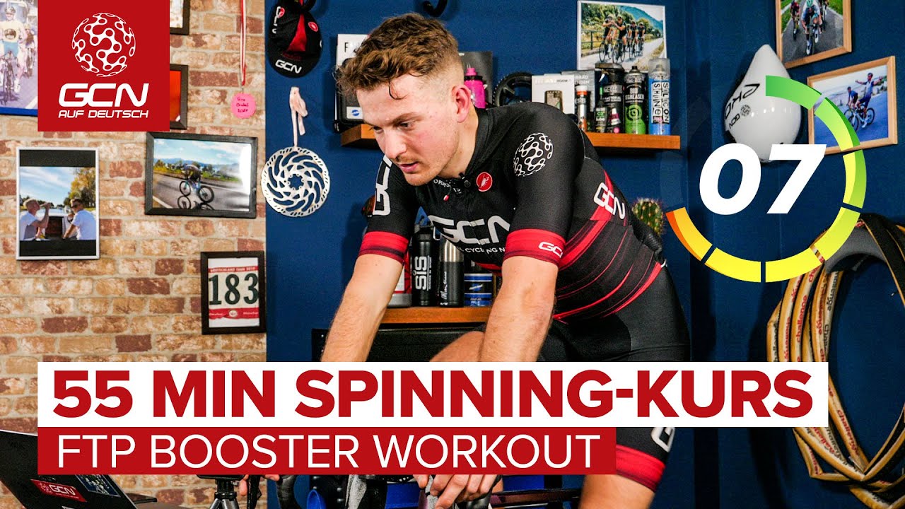 55 Minuten Indoor Training mit GCN auf Deutsch FTP BOOSTER WORKOUT