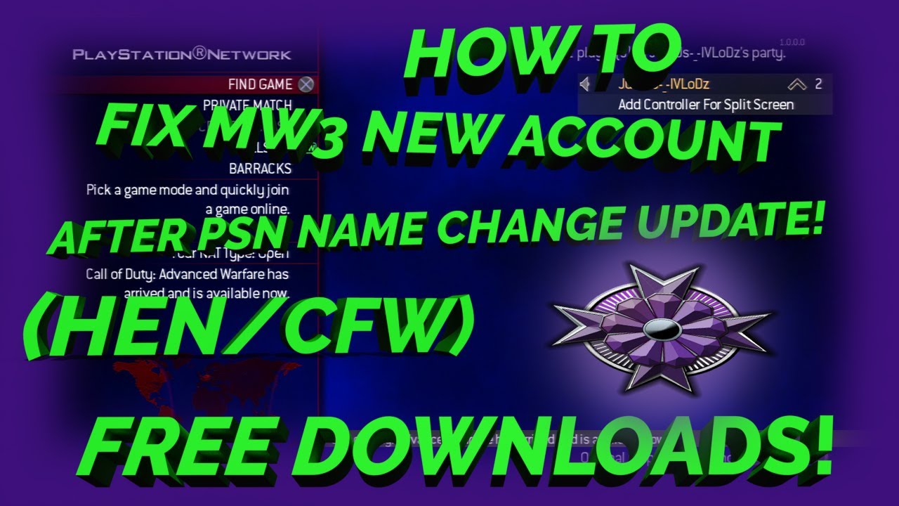 ⭐️[PS3/MW3] How To Fix Communication With Activision Servers Error (HEN/CFW) [Voice Tutorial]⭐️