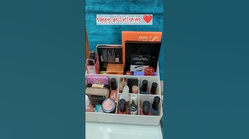 Makeup decluttering | Storage organisers😊 #storage #amazonfinds #makeup #shorts #viral #trending #yt