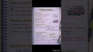 what is class and object#python #pythonanddjangofullstackwebdeveloper #java #education #code