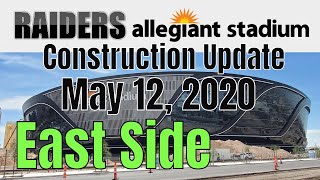 Las vegas raiders allegiant stadium construction update taken on
tuesday, may 12, 2020. the video starts very south east end of
property by ol...