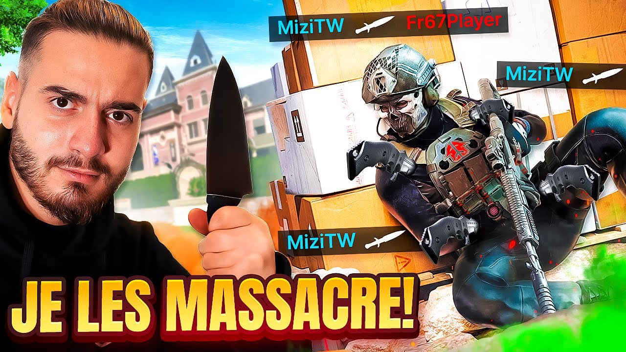 JE DÉLOGE CES CAMPEURS UNIQUEMENT AU COUTEAU DE LANCER !!