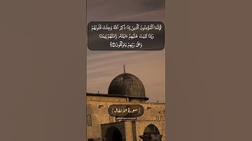 سورة الأنفال الآية ١ الى ٣ بصوت الشيخ محمد صديق المنشاوي