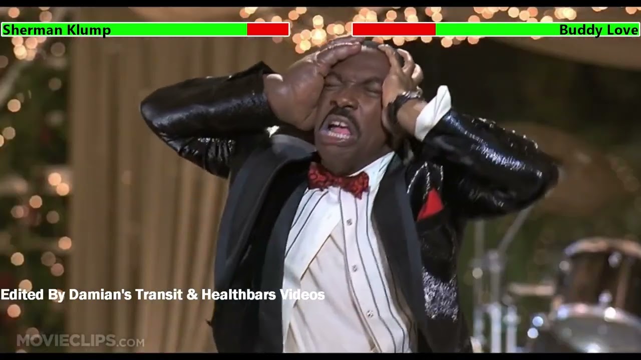 The Nutty Professor (1996) Final Battle with healthbars (20K Sub Special)