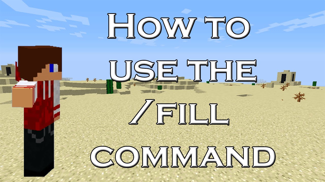 How To Use The Fill Command In Minecraft 1 8 Youtube