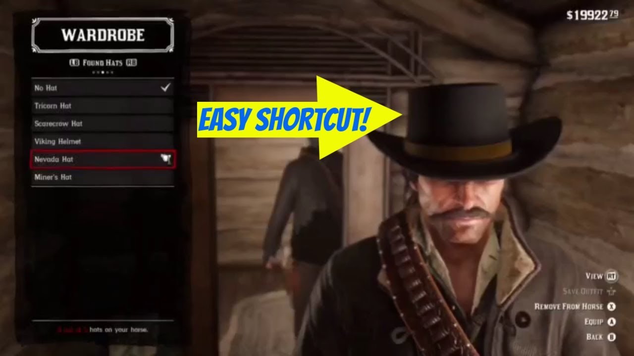 The Easiest Way To Get The Nevada Hat In Rdr2 Youtube
