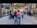 Stockholm Today, April 22 β Central City Walk 4K