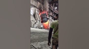 Durgapur steel plant hot metal #shortvideo